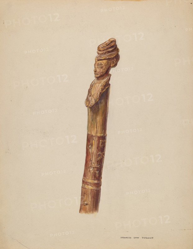 Cane Head or Handle, 1935/1942.