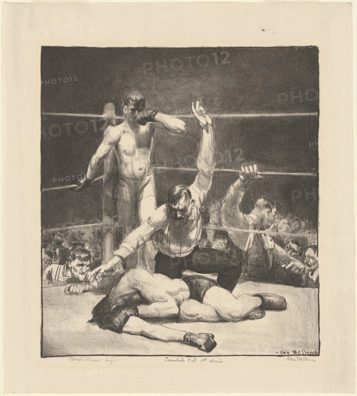 Counted Out, first stone, 1921.