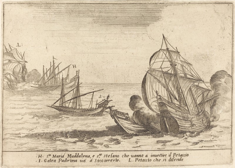 Boarding of the Petaccio, 1617.