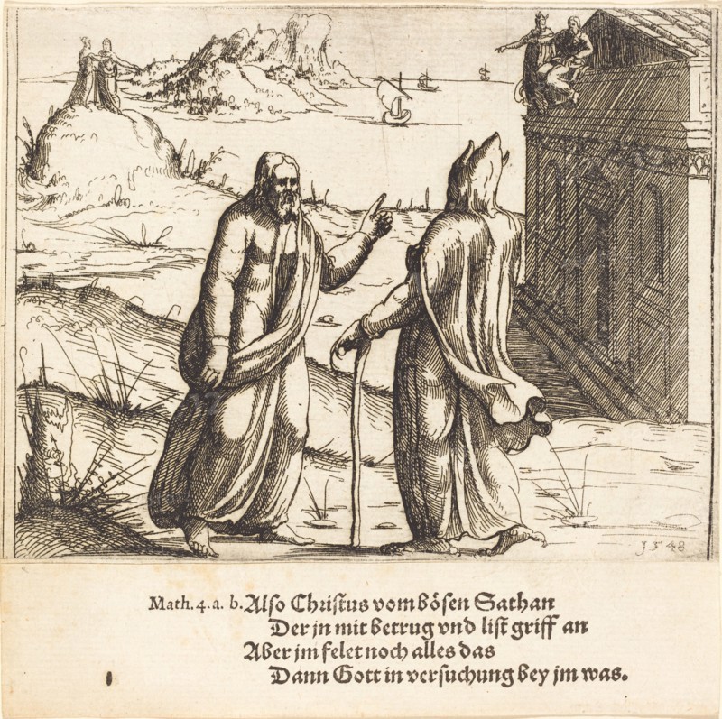 The Temptation of Christ, 1548.