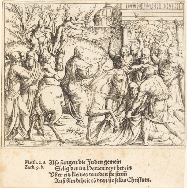 The Entry into Jerusalem, 1547.