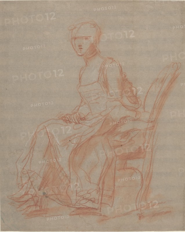 Seated Woman, possibly c. 1740.