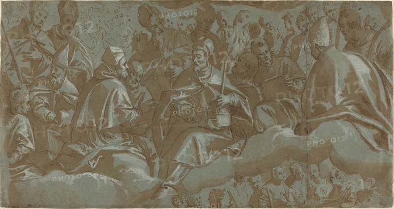 Saints on Clouds, 16th century.
