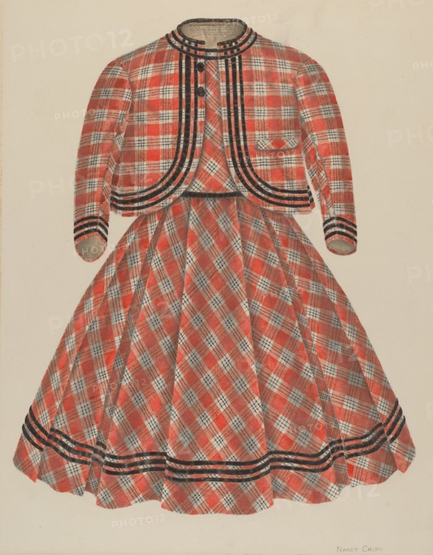 Boy's Dress and Jacket, c. 1940.