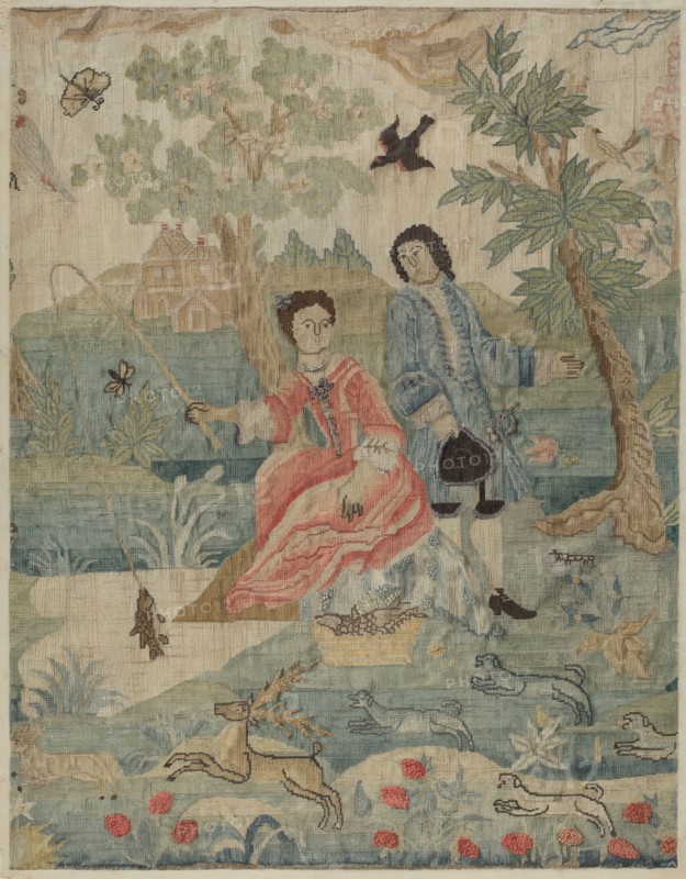 Petit Point Embroidery, c. 1937.