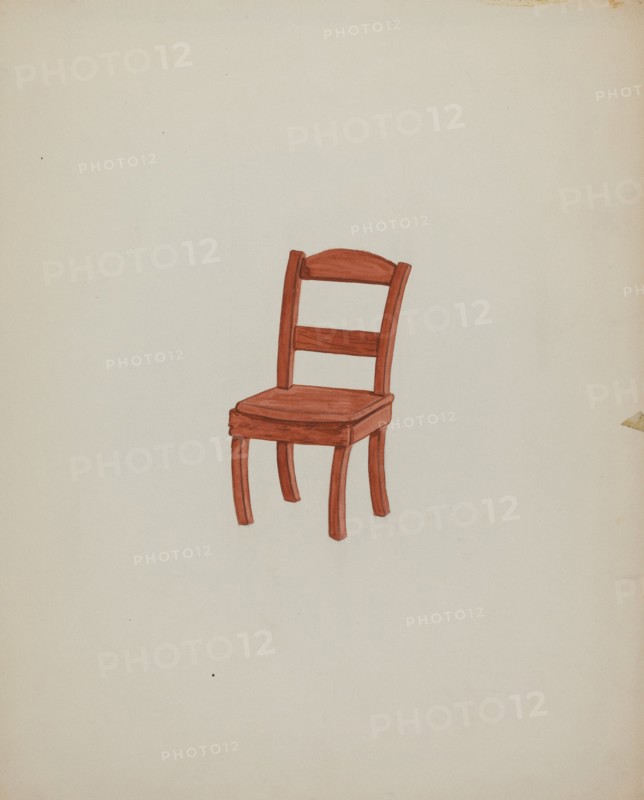 Doll Furniture - Chair, c. 1937.