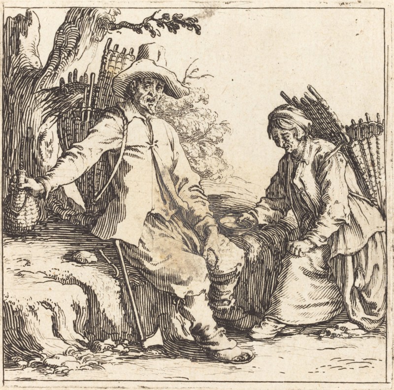 Peasant Couple at Rest, c. 1621.
