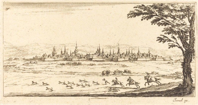 View of Nancy, in or after 1635.