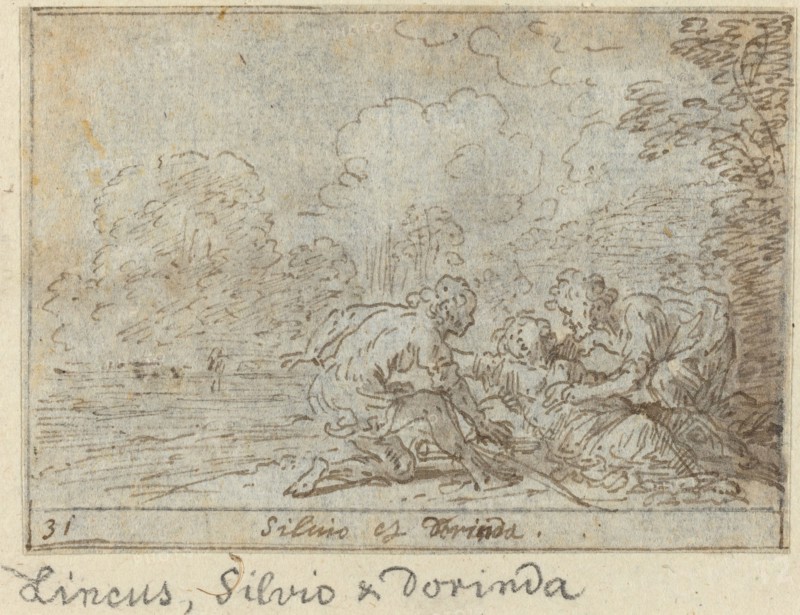 Linco, Silvio and Dorinda, 1640.