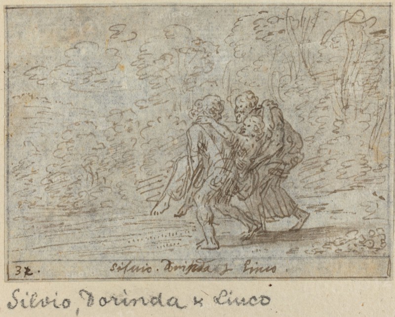 Silvio, Dorinda and Linco, 1640.
