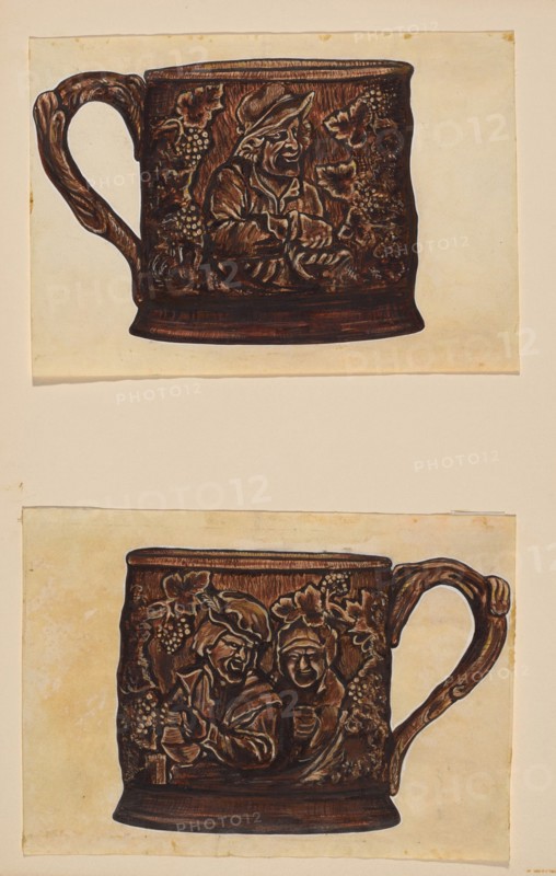 Toby Mug Set (2 pieces), c. 1936.