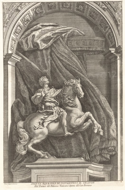Statue of Constantine, 1704-1742.