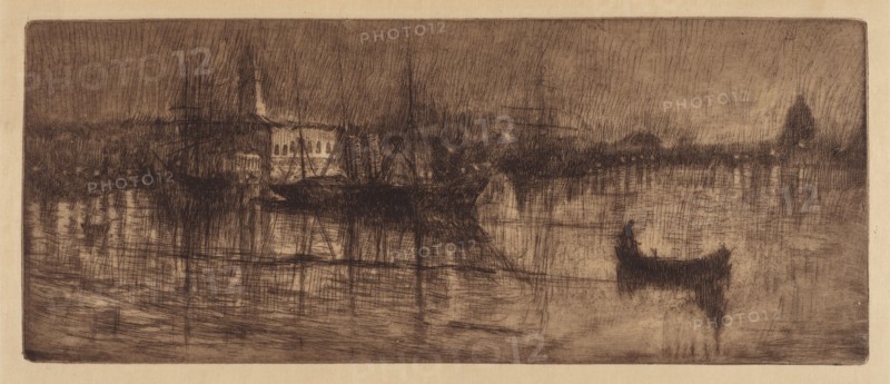 A Wet Evening in Venice, c. 1880.