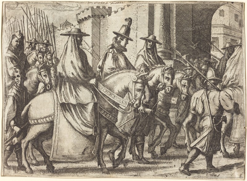 Entry into Ferrara [recto], 1612.