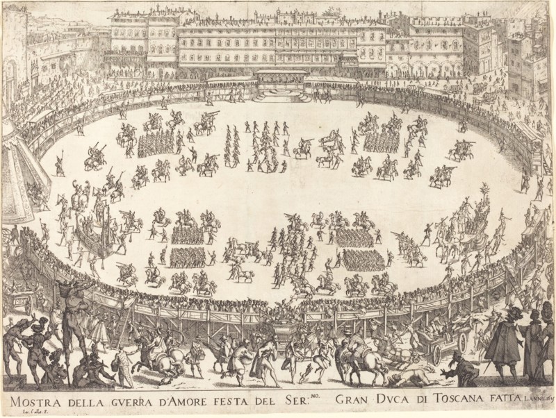 Parade in the Amphitheater, 1616.