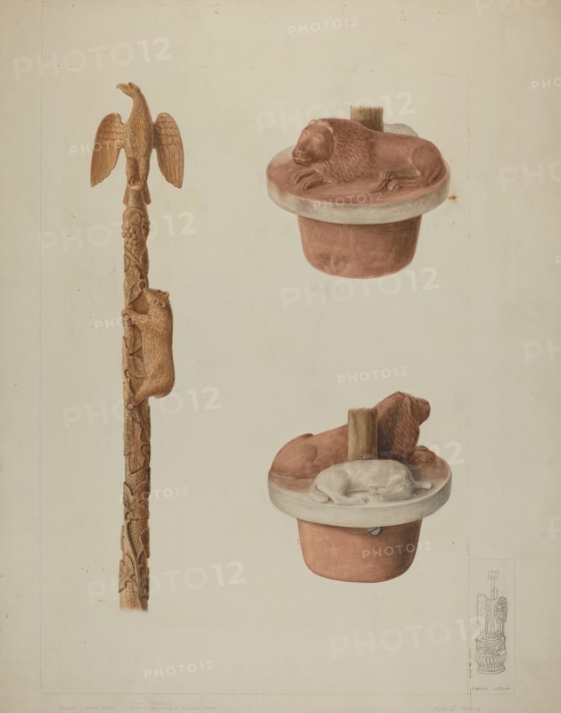 Wood and Stone Carving, 1935/1942.
