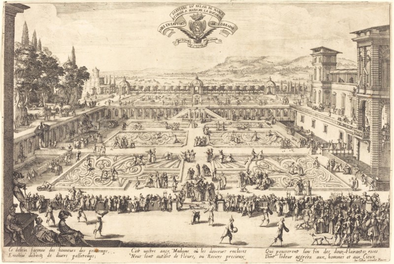 The Palace Gardens at Nancy, 1625.