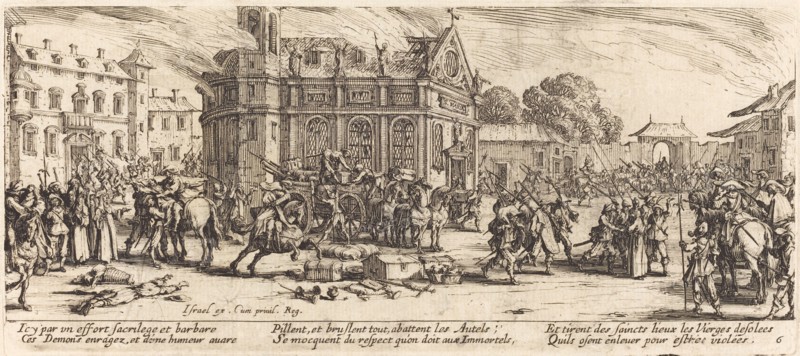 Destruction of a Convent, c. 1633.