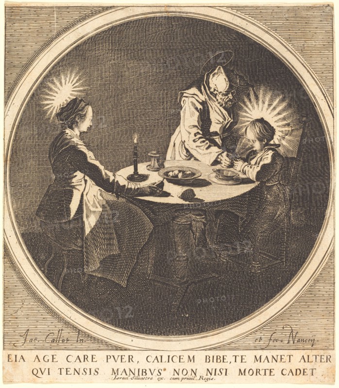 The Holy Family at Table, c. 1628.