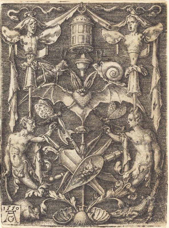 Ornament with Trophy of Arms, 1550.