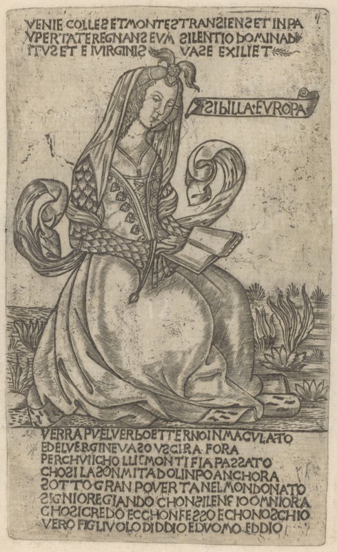 European Sibyl, early 15th century.