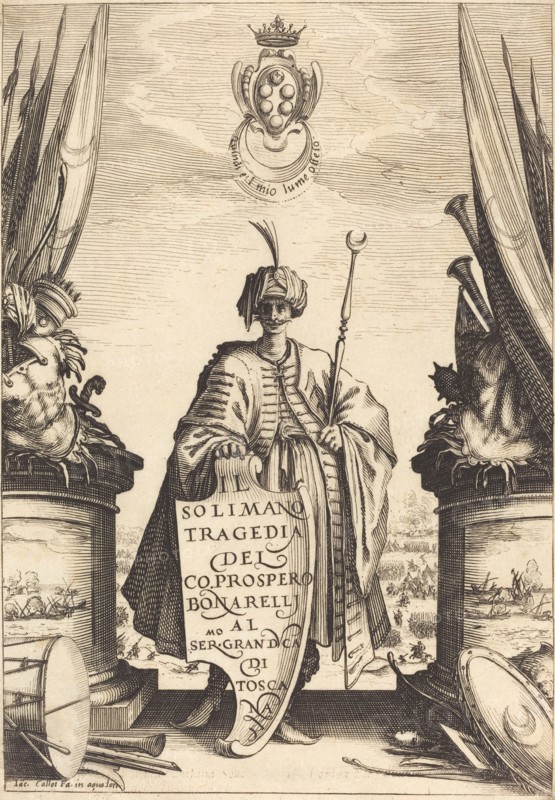 Title Page for "Il Solimano", 1620.