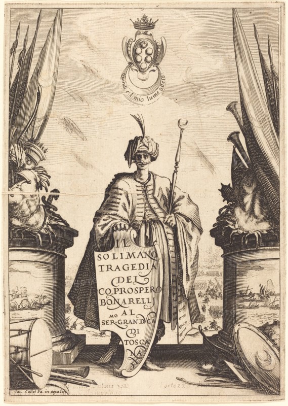 Title Page for "Il Solimano", 1620.