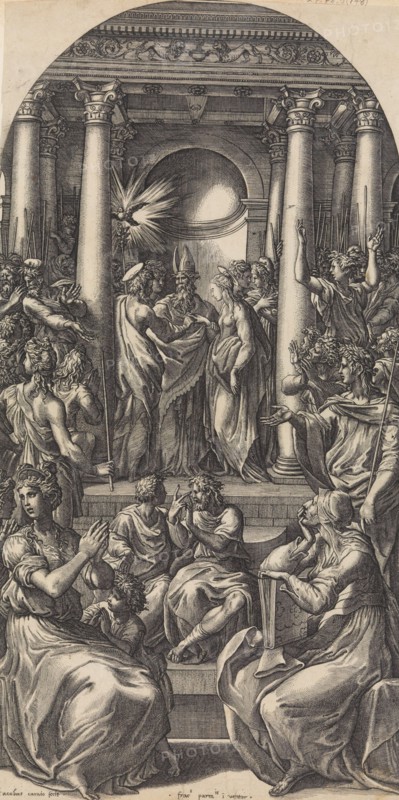 Marriage of the Virgin, ca. 1525-26.