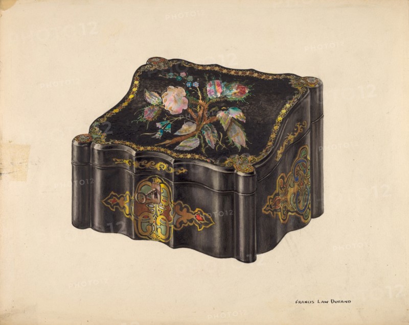 Game Box (For Poker Chips), c. 1939.