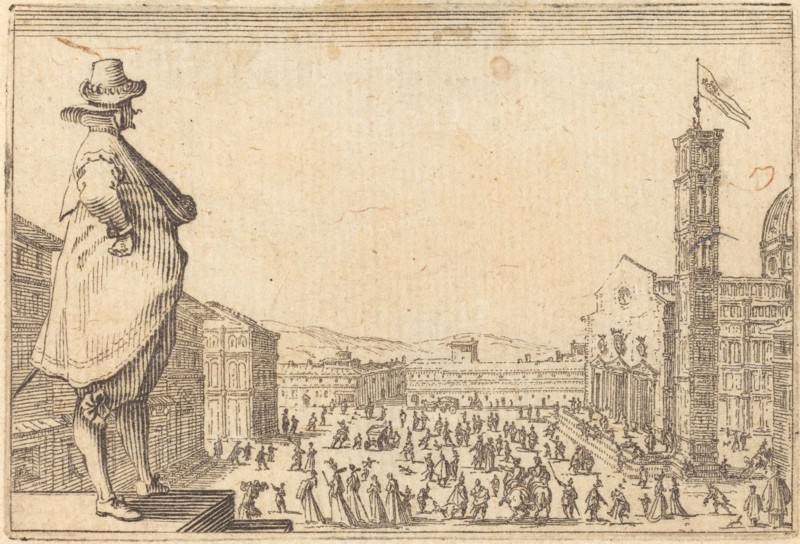 Piazza del Duomo, Florence, c. 1622.