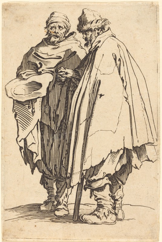 Blind Beggar and Companion, c. 1622.