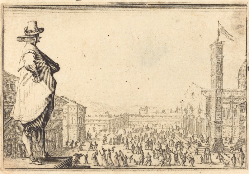 Piazza del Duomo, Florence, c. 1617.