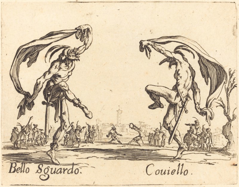 Bello Sguardo and Coviello, c. 1622.
