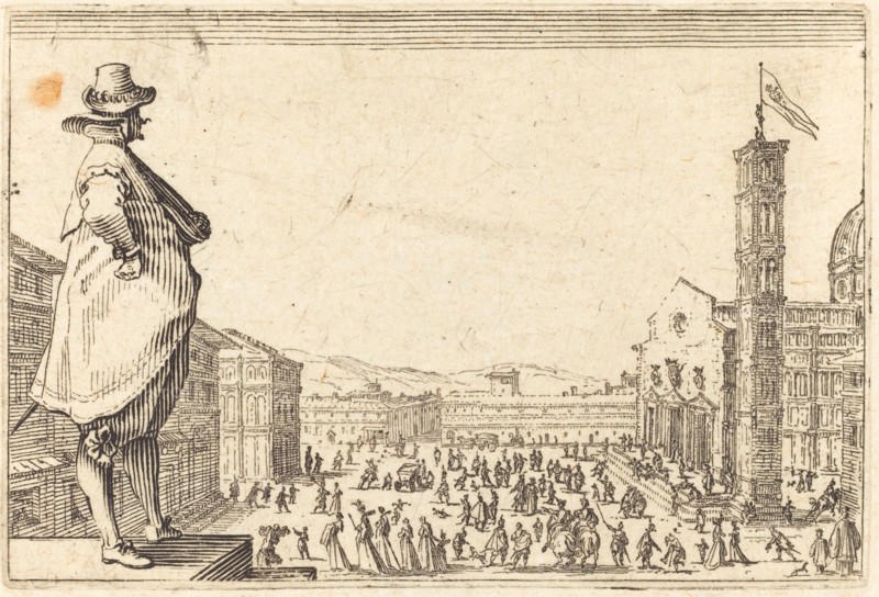 Piazza del Duomo, Florence, c. 1622.