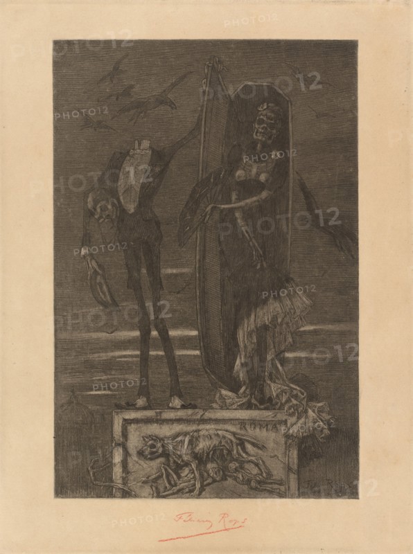 Le Vice suprème: Frontispiece, 1884.