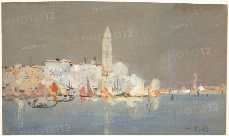 Venetian Capriccio with a Campanile.