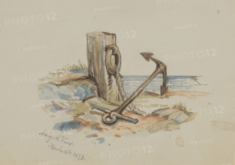 Untitled (Mooring and Anchor), 1873.