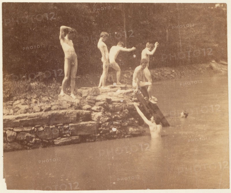 Thomas Eakins and Students, c. 1883.