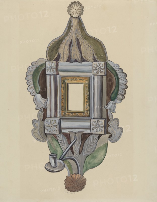 Candle Sconce with Mirror, 1935/1942.