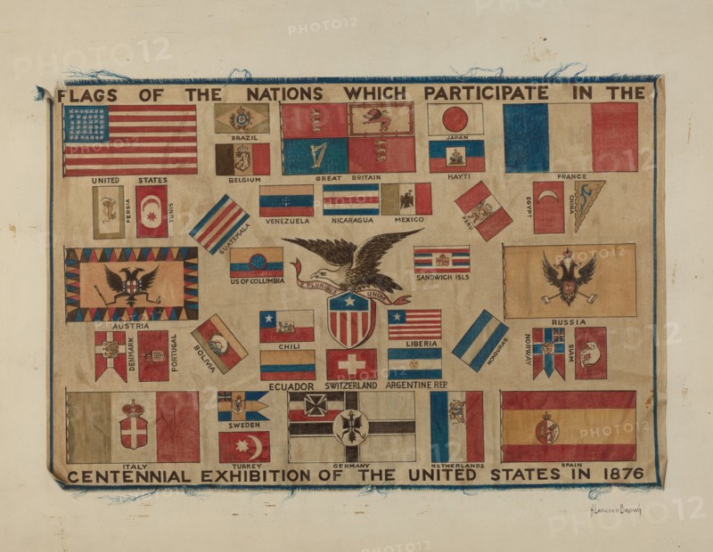 Centennial Textile - Flag, 1935/1942.