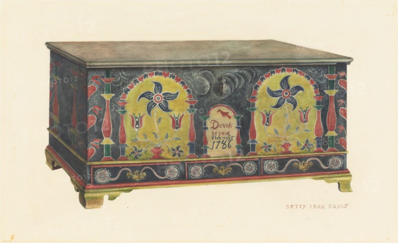 Pennsylvania German Chest, 1935/1942.