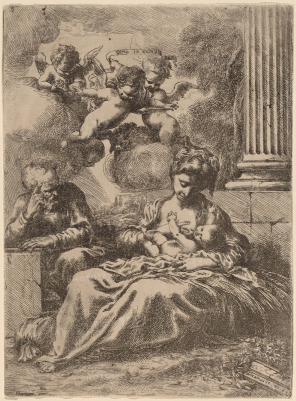 The Holy Family by a Column, c. 1655.