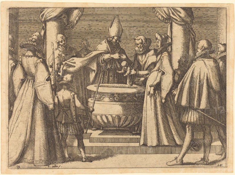 Baptism of the Prince of Spain, 1612.