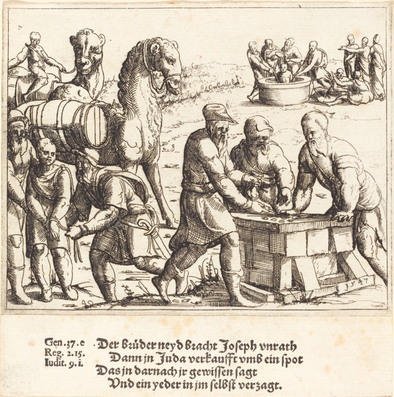 Joseph Sold to the Ishmaelites, 1547.