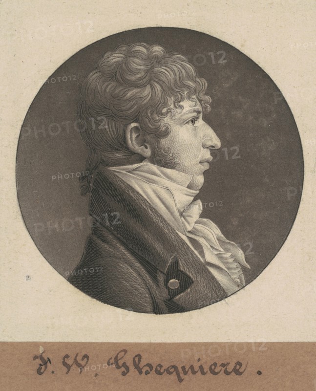 John Francis William Ghequiere, 1804.