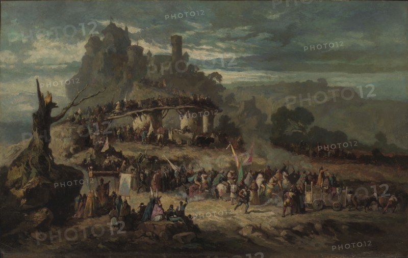 The Departure of the Crusaders, 1863.
