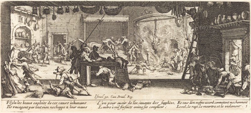 Plundering a Large Farmhouse, c. 1633.