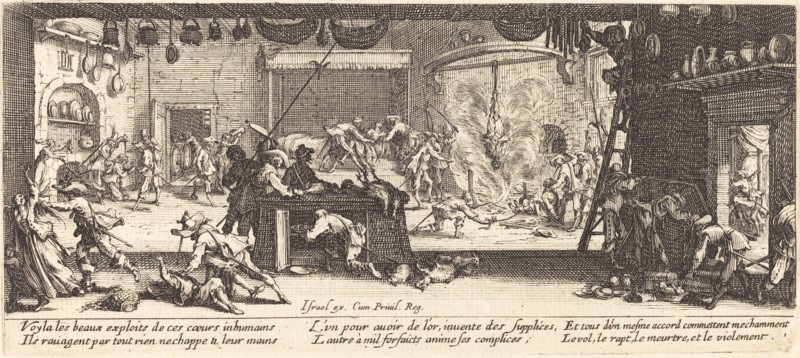 Plundering a Large Farmhouse, c. 1633.