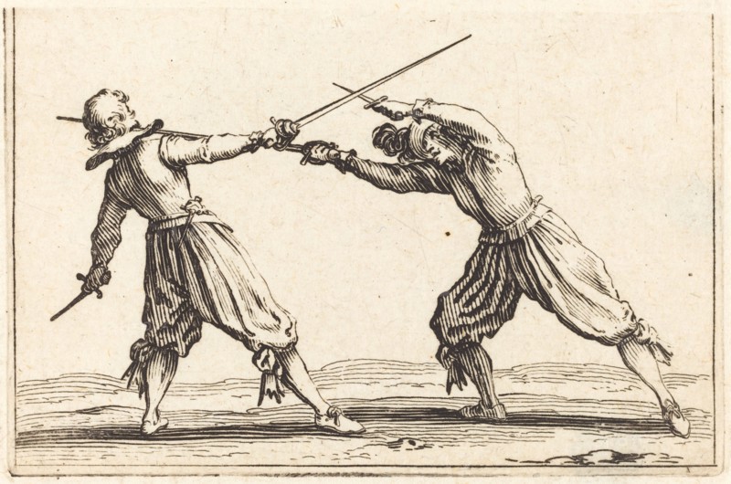 Duel with Swords and Daggers, c. 1622.
