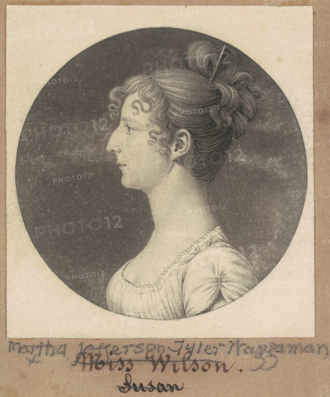 Martha Jefferson Tyler Waggaman, 1808.